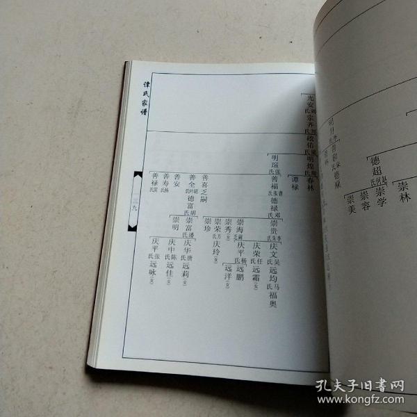 谭氏家谱【长延坪世系】