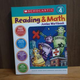 Reading & Math Jumbo Workbook: Grade 4