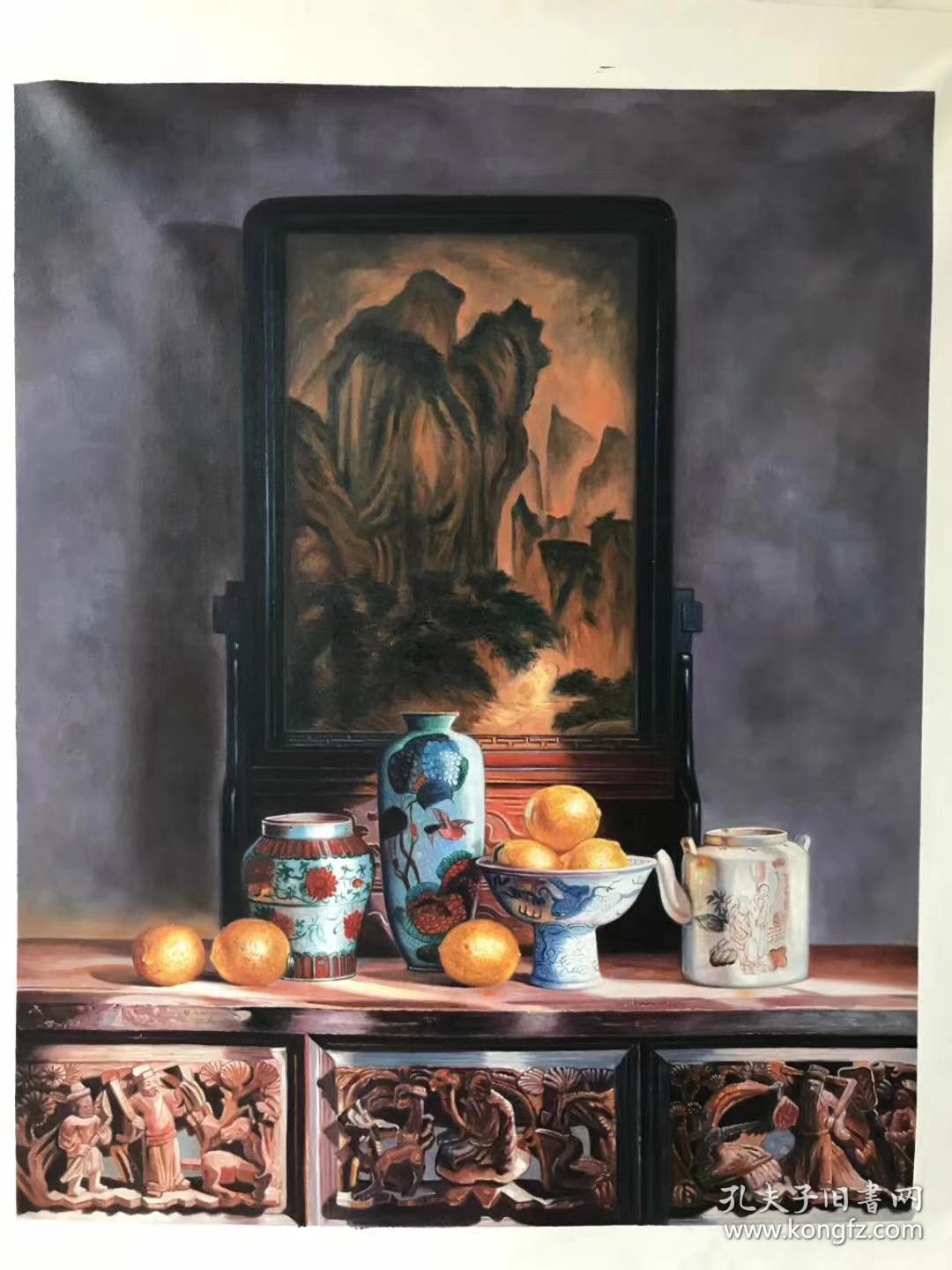 美协韦军 精品油画 古典系列 尺寸约100x80厘米