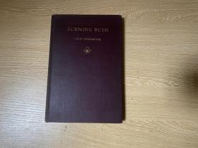 （签名本） Burning Bush   美国著名诗人Louis Untermeyer 《燃烧的荆棘》，作者签名本，标题页前是著名的Rockwell Kent 的插画，布面精装，1928年老版书