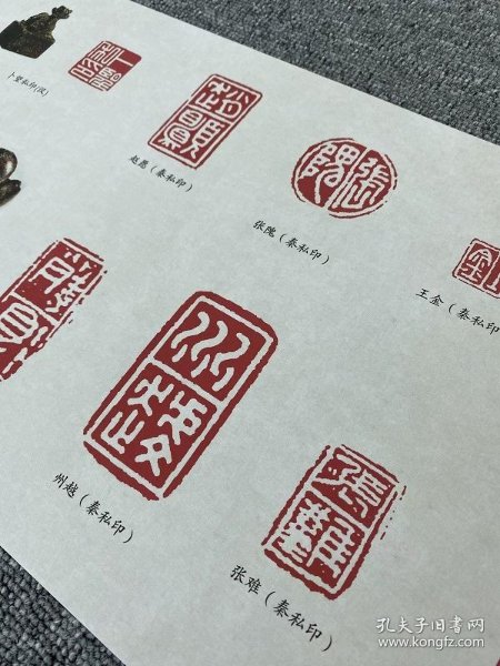 8*491 秦印精选 中国历代篆刻秦西汉官印私印