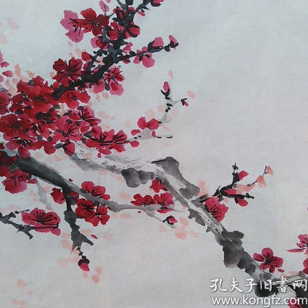 手绘真迹无款梅花