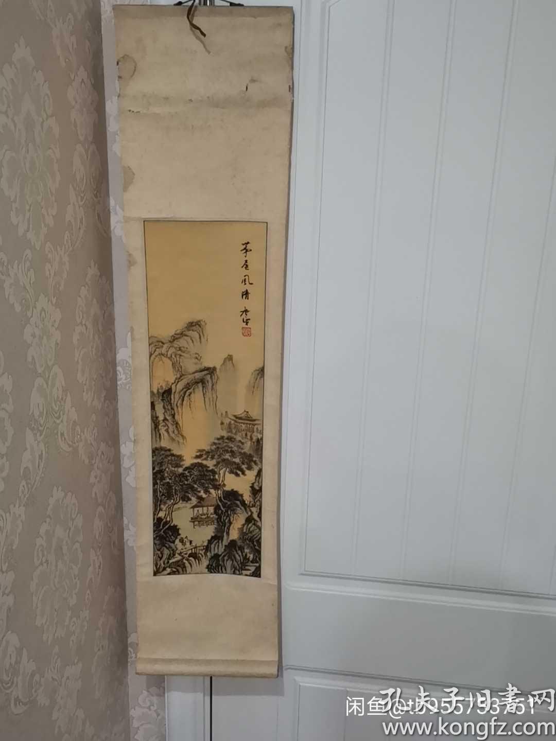 茅屋风清图唐寅