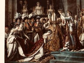 卢浮宫藏画路易 大卫《拿破仑加冕》