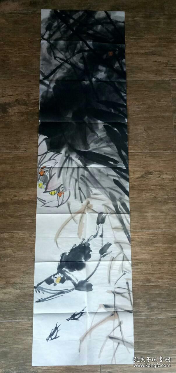 杨中良花鸟作品(荷花桂鱼)——中国美协会员