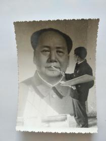 文革少见照片：创作毛主席油画标准像