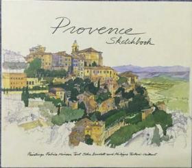 全新Provence Sketchbook 普罗旺斯老建筑场景水彩速写，