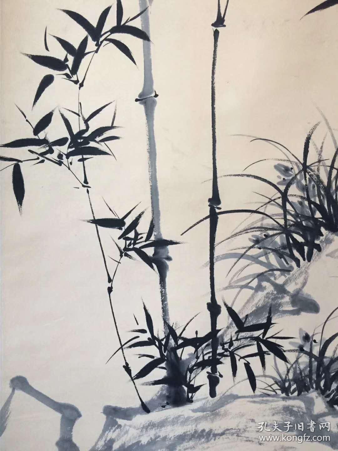 郑板桥竹子,高214cm,宽82cm