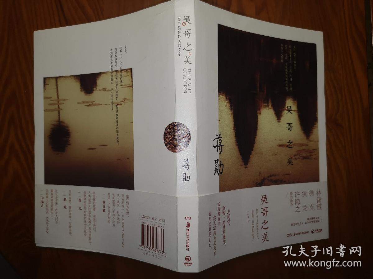 全书有柬埔寨吴哥窟风景图画百余幅 印刷精美 蒋勋是台湾著名画家