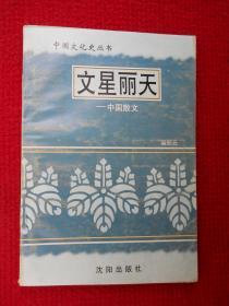 文星丽天——中国散文（中国文化史丛书 ）