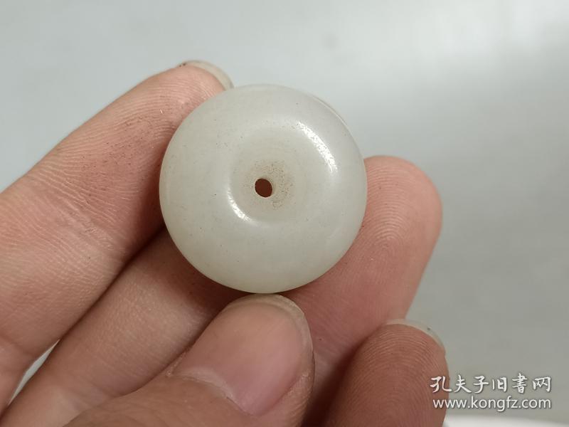 清代传世和田玉平安扣