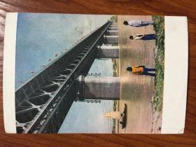 1957年武汉市邮局明信片《武汉长江大桥》1张