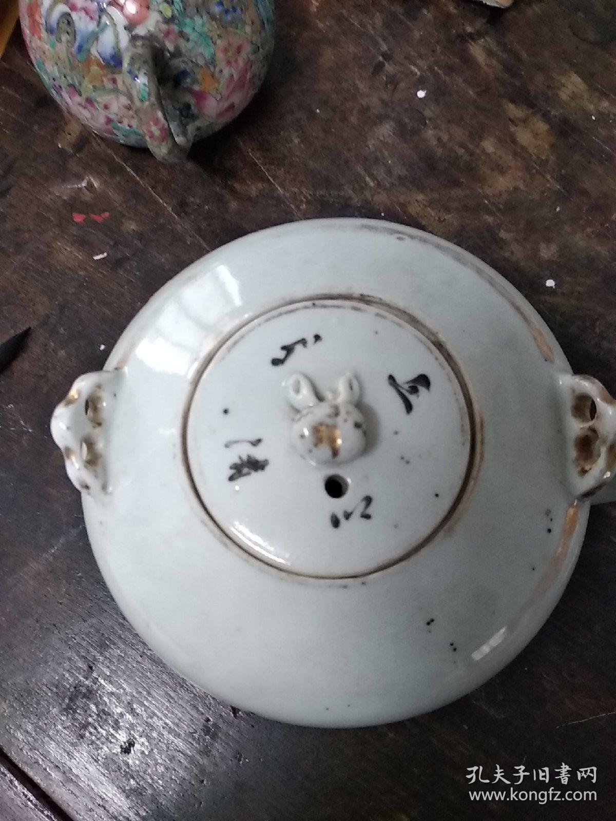 民国余同昌美人壶瓷器