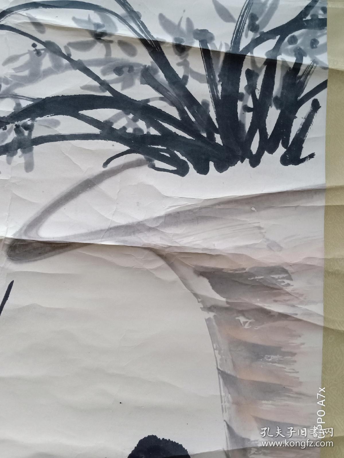 安徽著名花鸟画家;【郑正68x63cm】