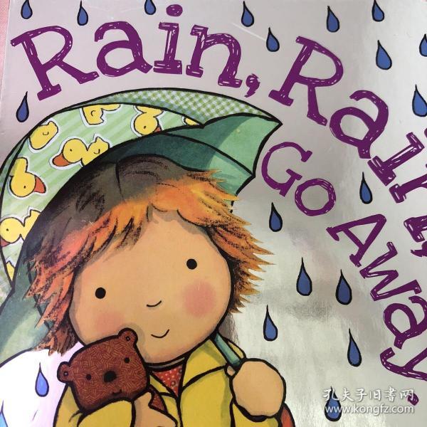 rain, rain, go away! board book 雨点雨点,快走开!