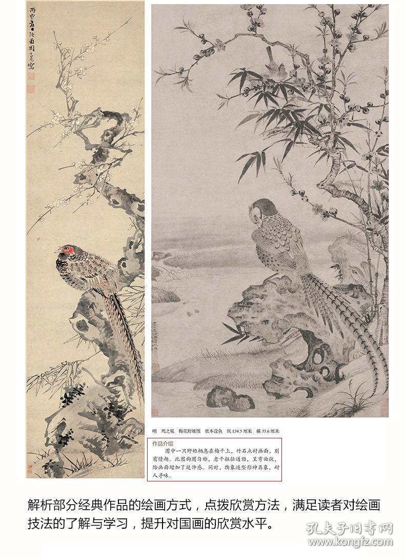 正版花鸟精选历代经典名画高清本中国画名家古画赏析鉴赏墨点美术历代