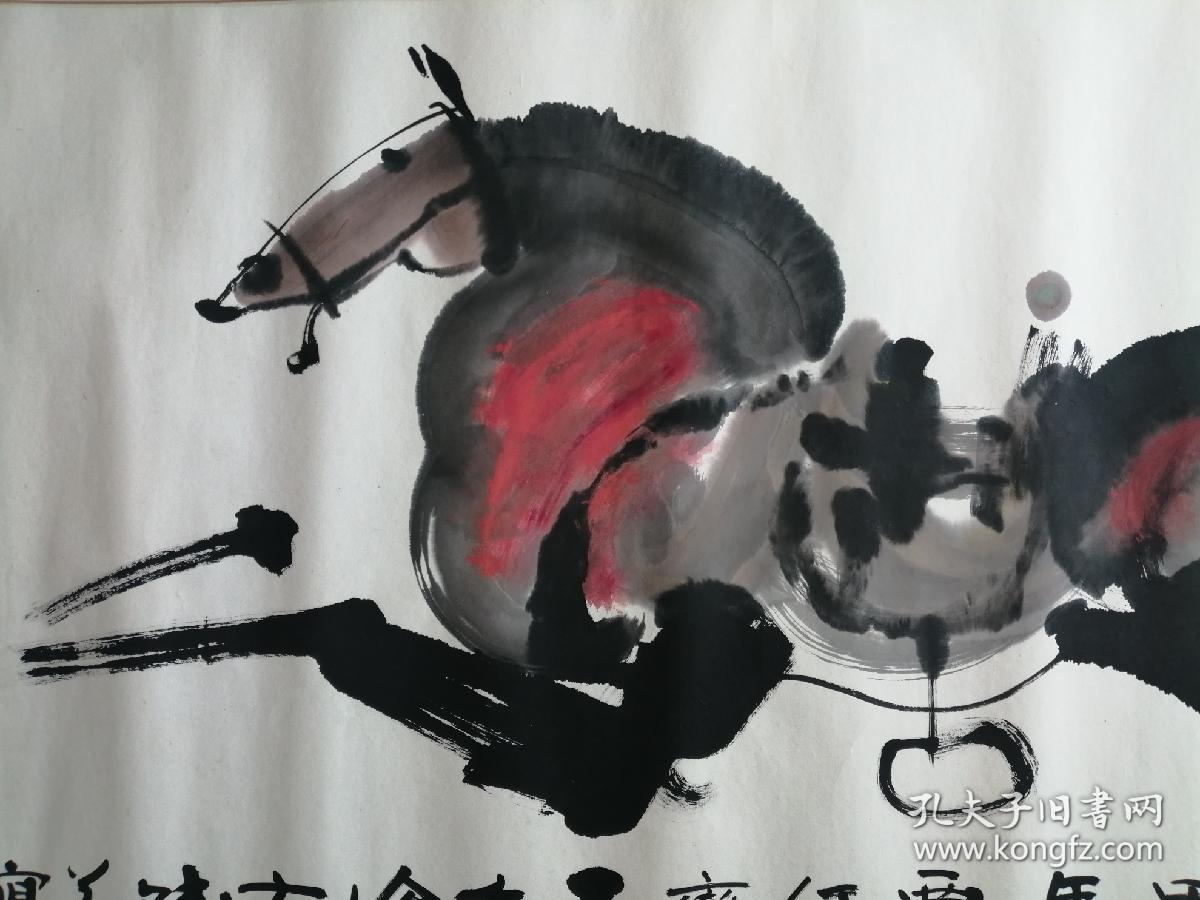 韩美林《赤兔马》133 x 66厘米