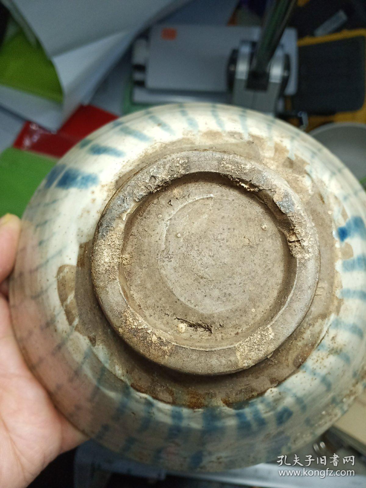 清末民国老碗一个保真包老售出不退价格不高粗瓷大碗