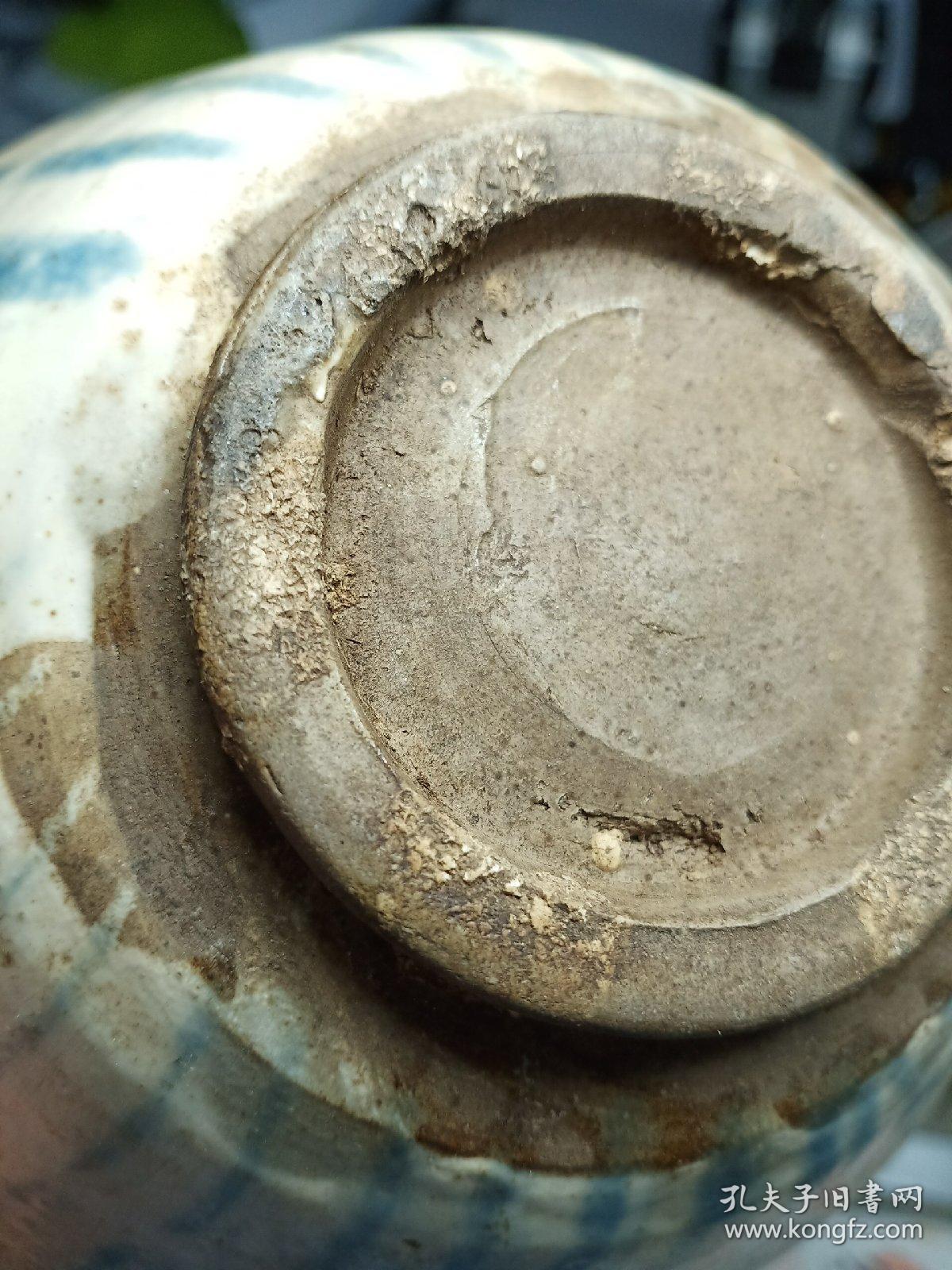 清末民国老碗一个保真包老售出不退价格不高粗瓷大碗