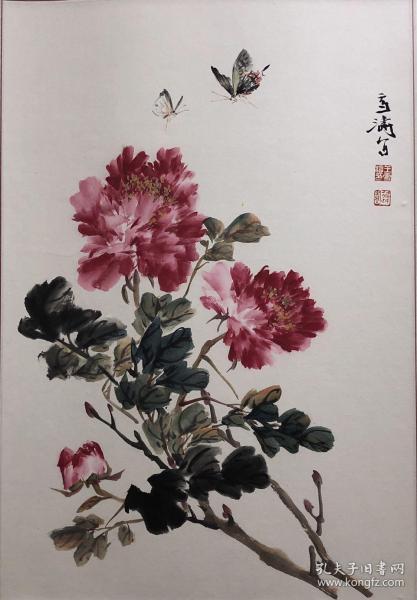 上海女画家牡丹王图片