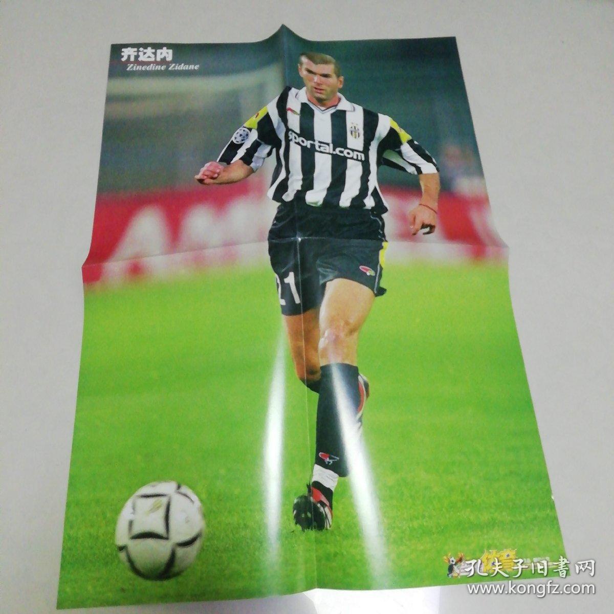 足球海报:齐达内/米哈伊洛维奇 双面