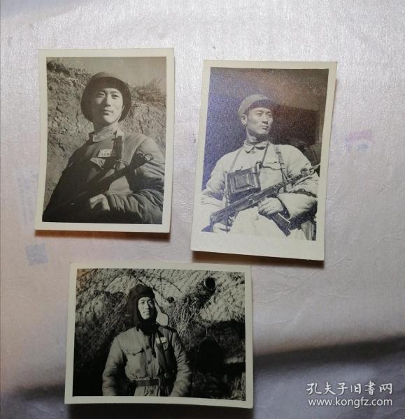 抗美援朝解放军战士一组