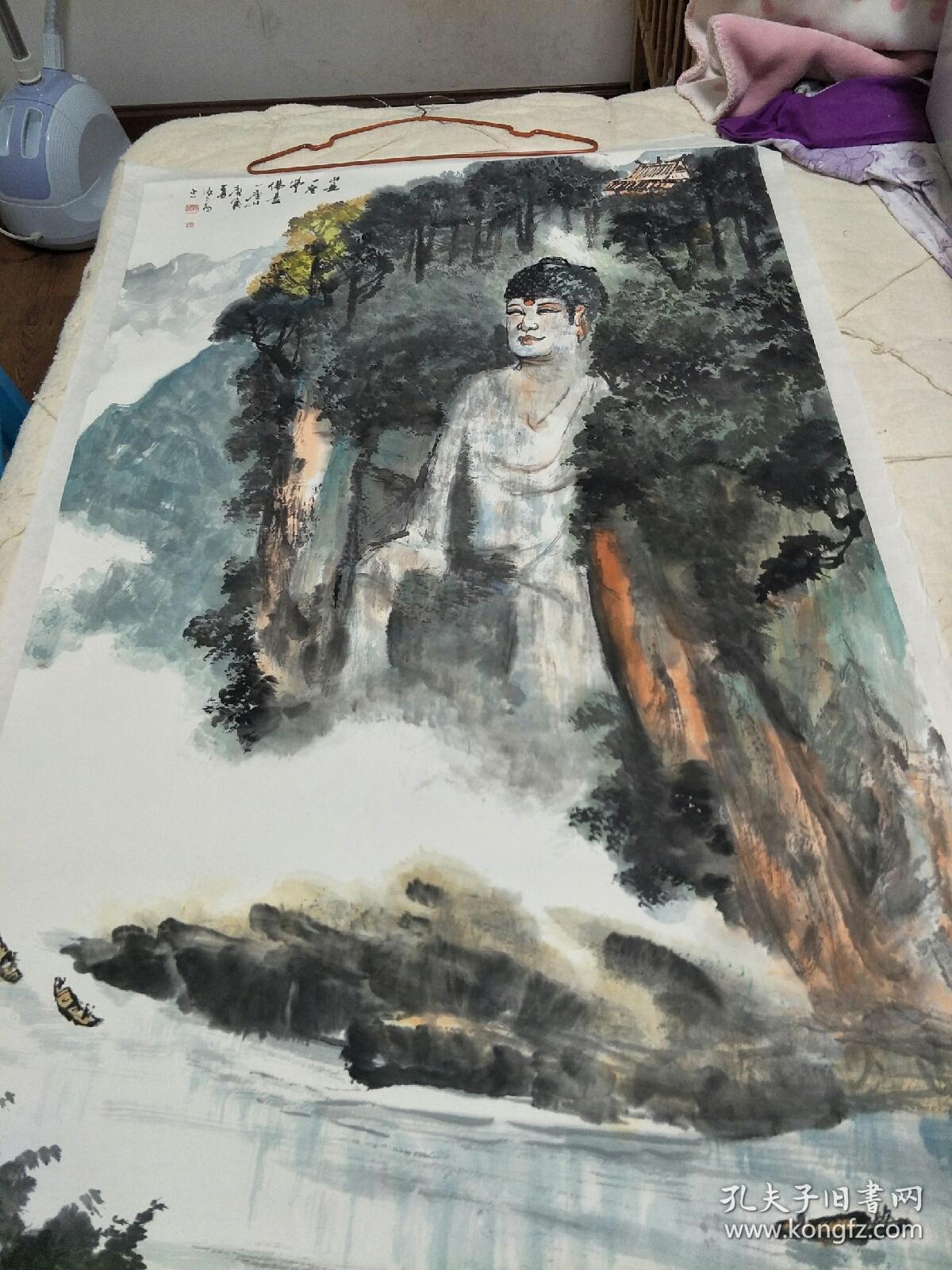 四川著名画家康汝昌《乐山大佛》