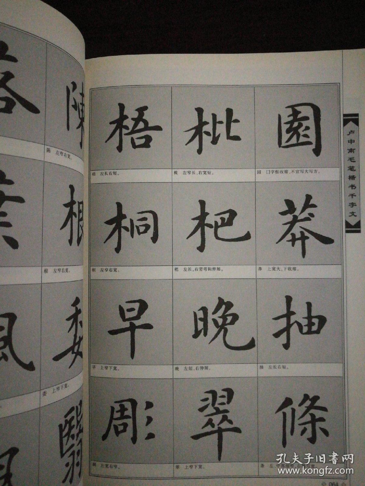 华夏万卷·卢中南毛笔楷书千字文