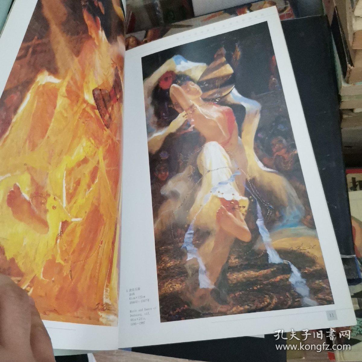 海外中国油画家:涂志伟敦煌油画