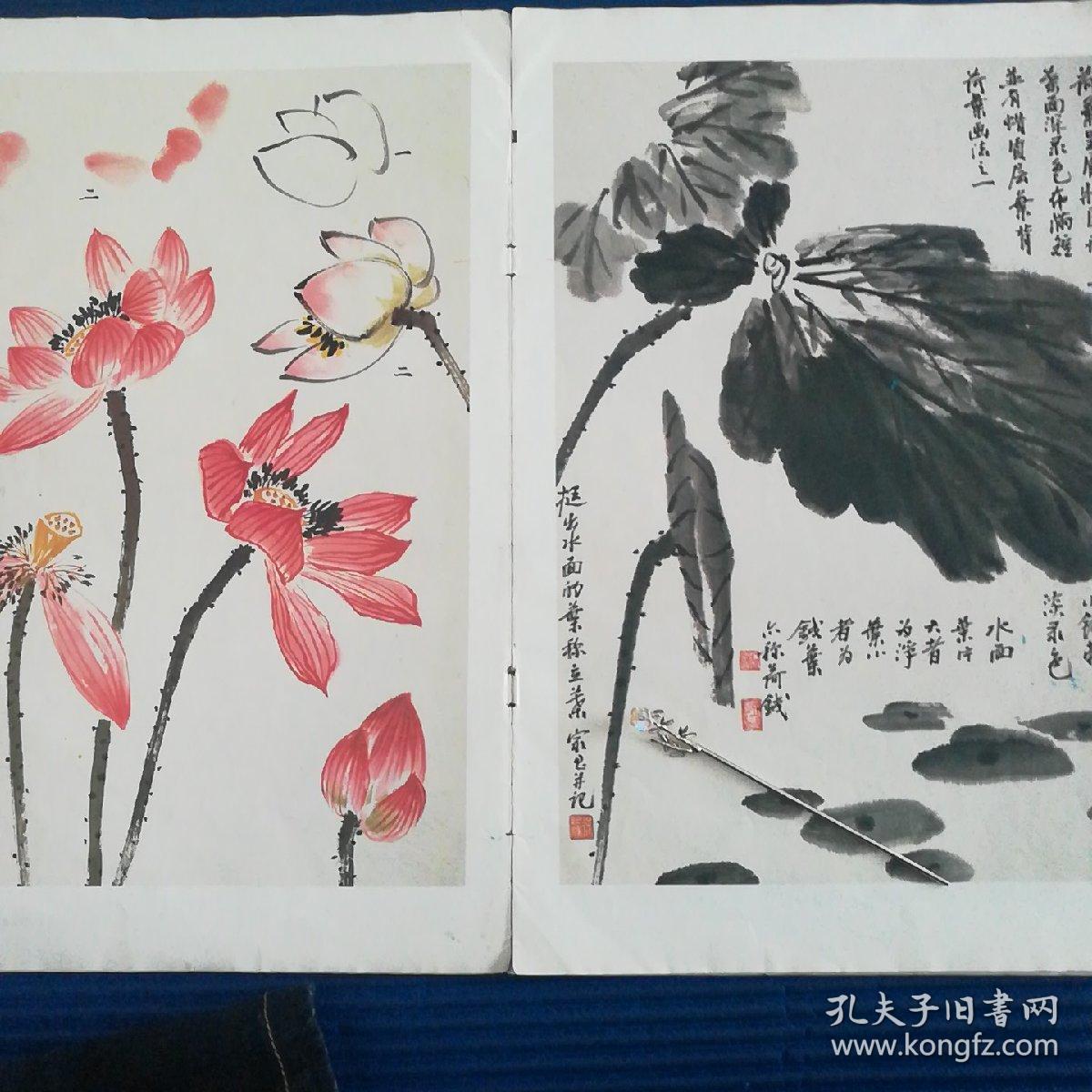 荷花中国花鸟画临本丛书