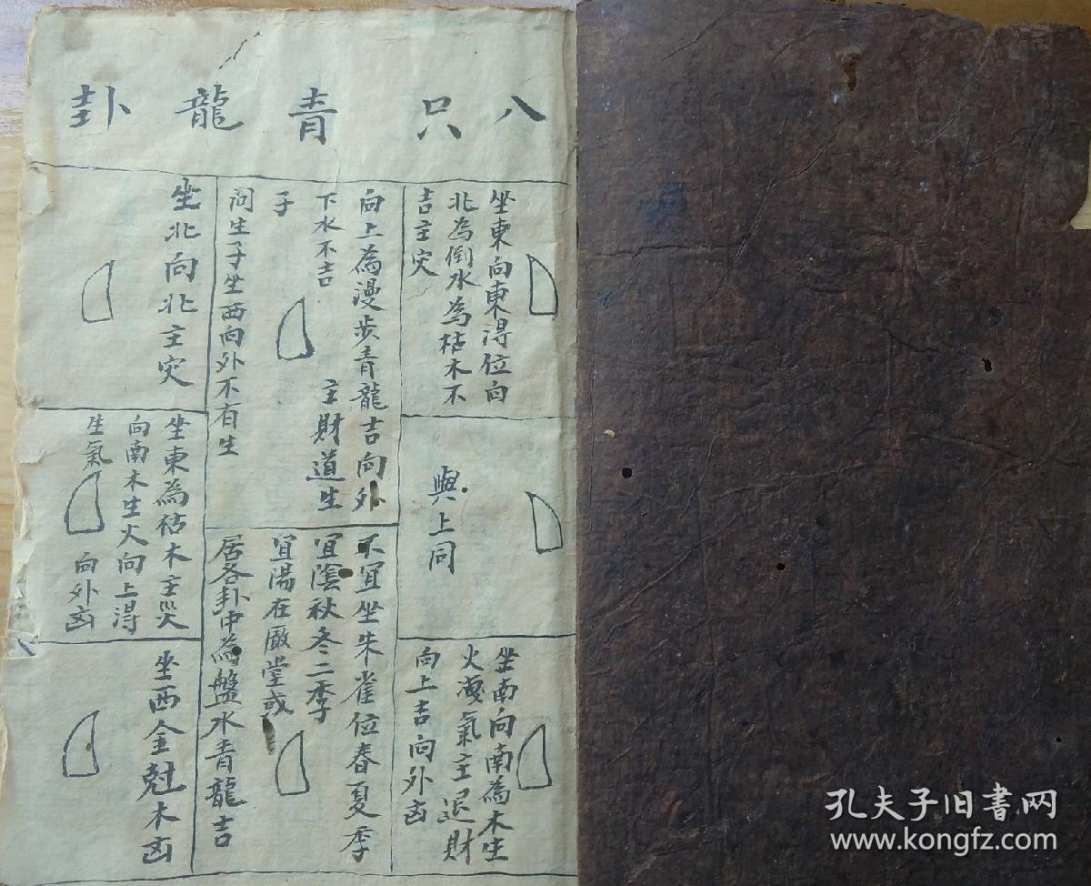 b1151阴阳四象降卦图说牛角卦配图解说占卜吉凶玄机图解