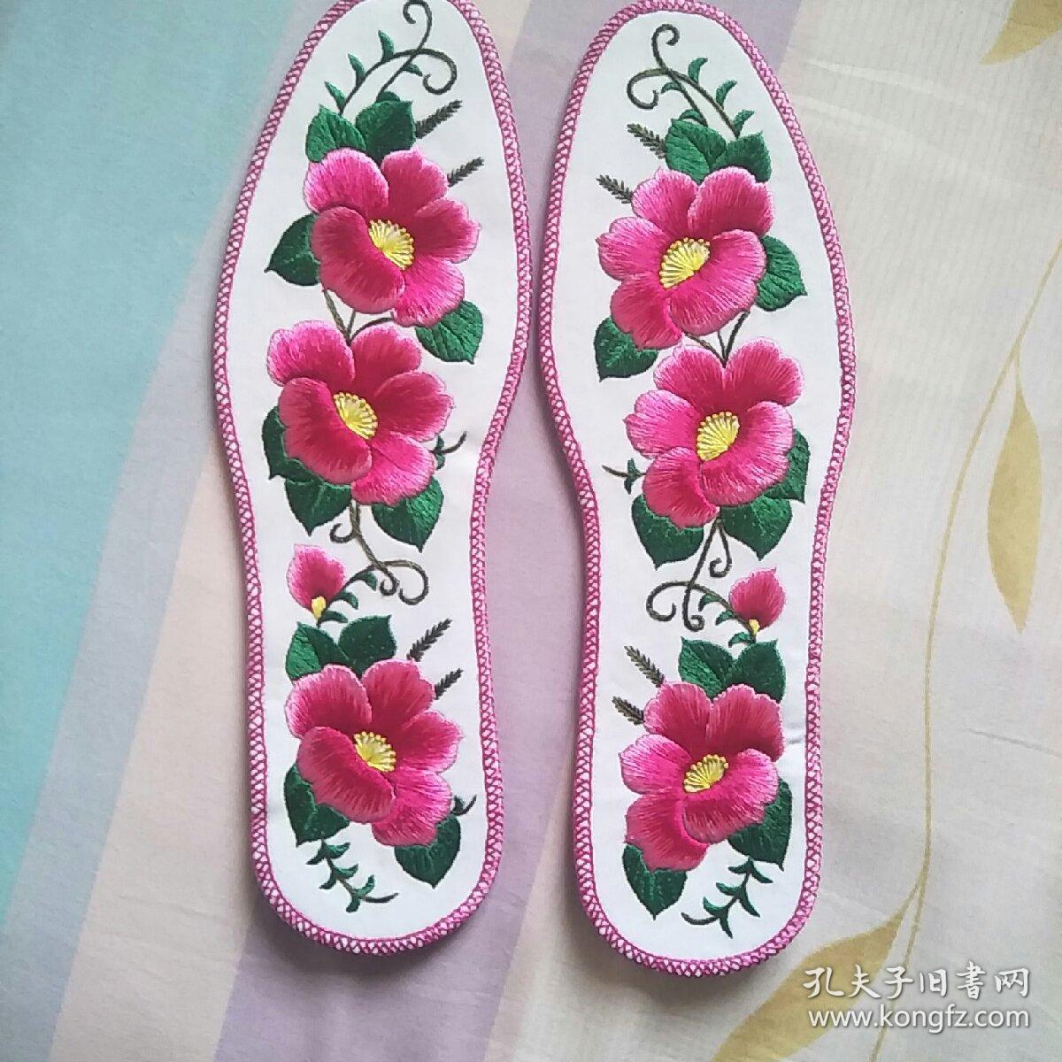 中国甘肃庆阳民间刺绣 男鞋垫