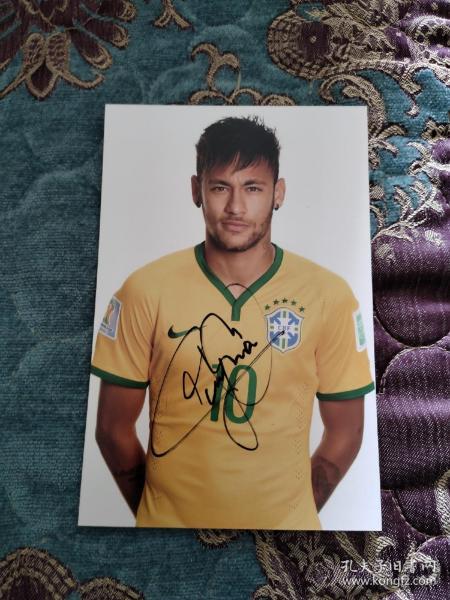 【签名照】内马尔签名照,购于墨笺楼