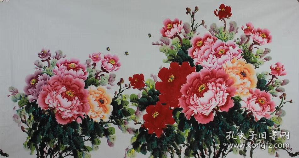 张钰瑛老师大六尺牡丹花开富贵4