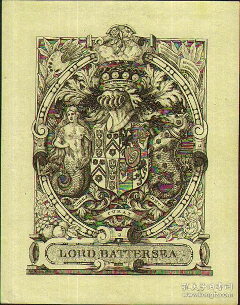 英国维多利亚时期藏书票大师--舍邦(c w sherborn)藏书票原作1