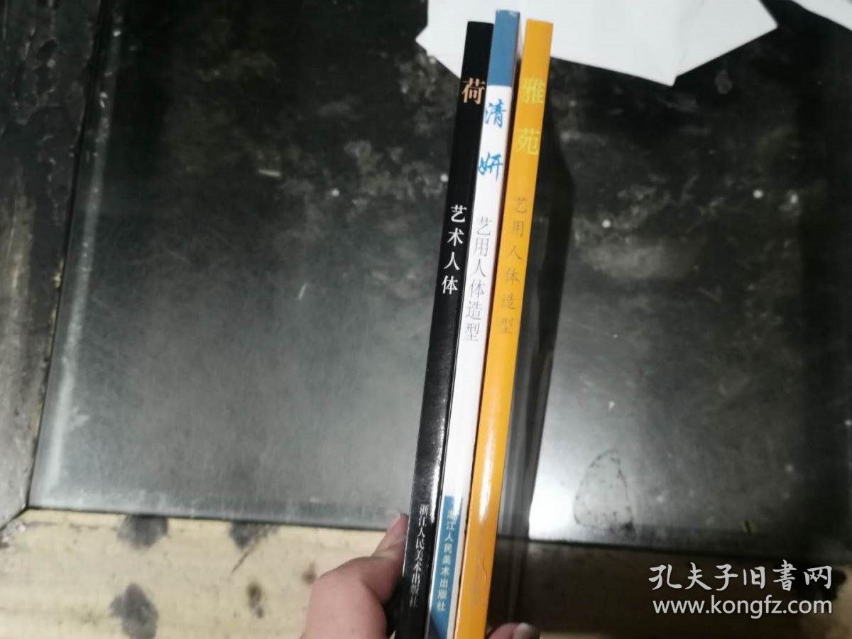 (艺术人体 荷)(艺用人体造型 清妍)(艺用人体造型 雅苑)(共3册合售)