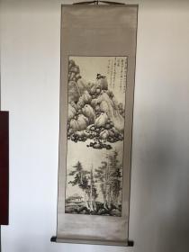 【原大高清复制艺术品非手绘】清 龚贤 山水挂轴