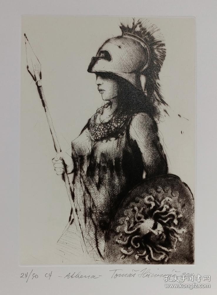 捷克 赫里夫纳克·托马斯hrivnac tomas版画藏书票原作11 精品收藏