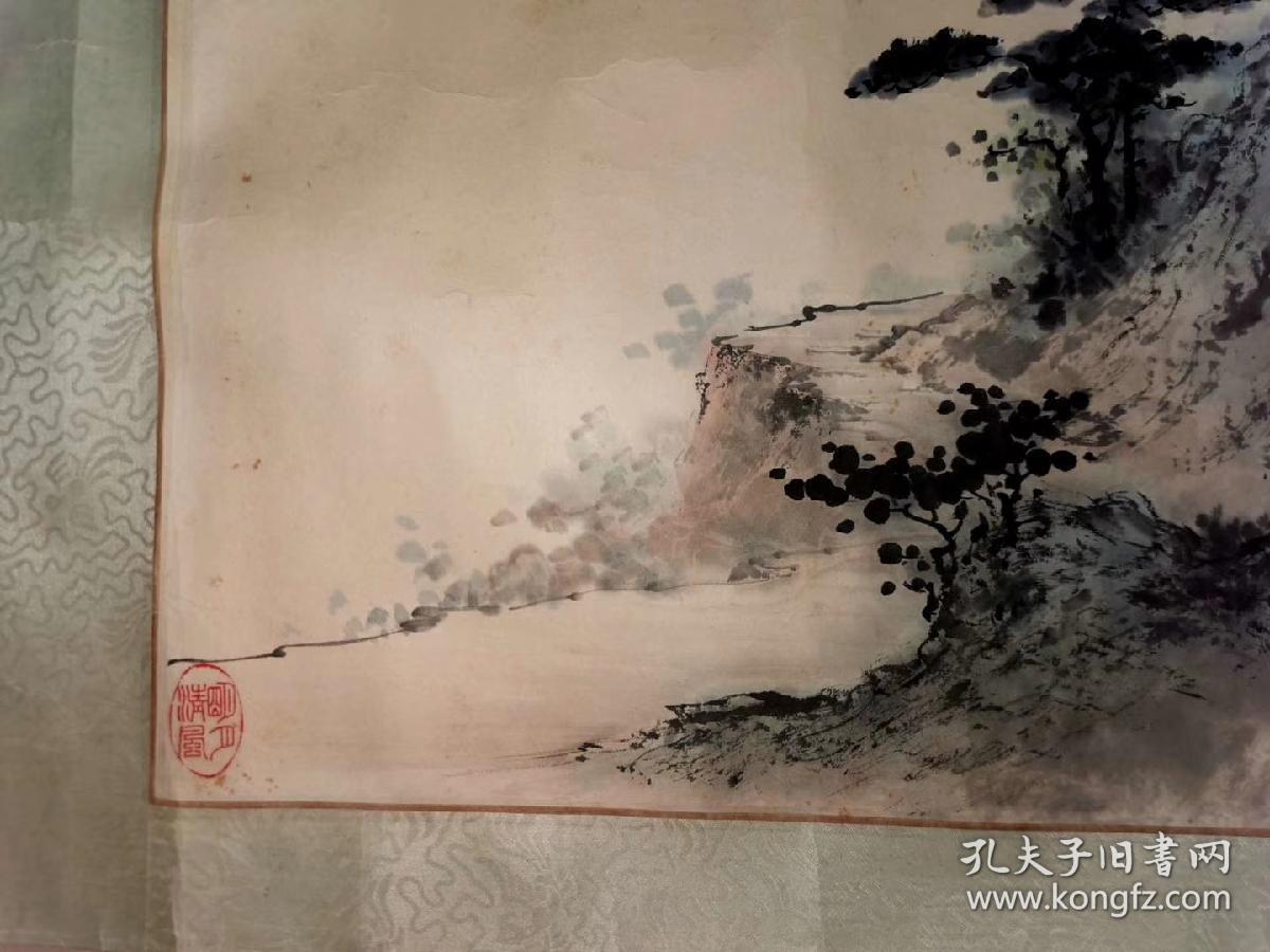 俞秋水24年生江苏宝应人又名俞笨擅人物山水山其人物重精神山水重意境