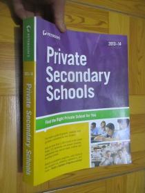Peterson's Private Secondary Schools （2013-14）  大16开