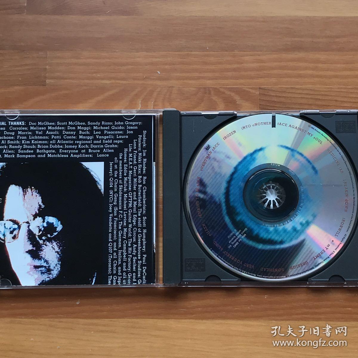 摇滚乐skidrow重金属乐队cd专辑subhumanrace打口碟外壳及盘面有轻微