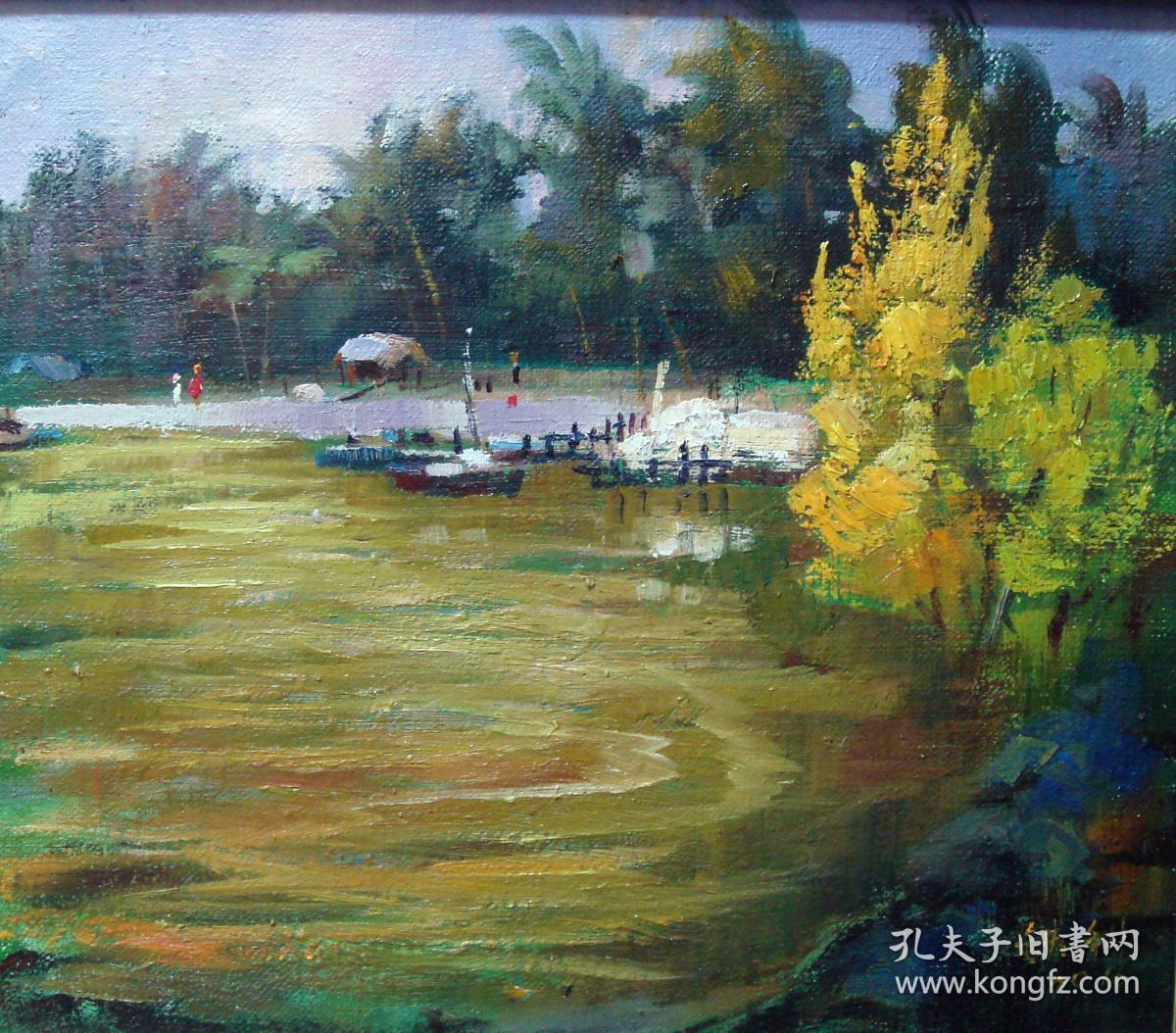 名家周铁利画作---春潮