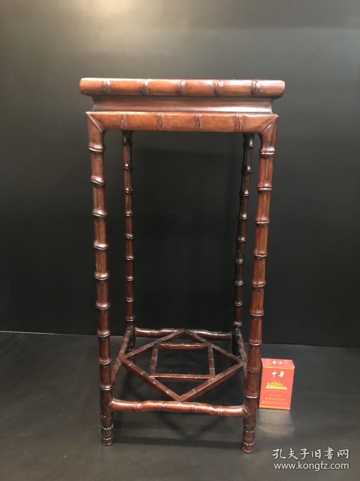 回流红木 节竹 纹花台尺寸55 25 25cm 孔夫子旧书网