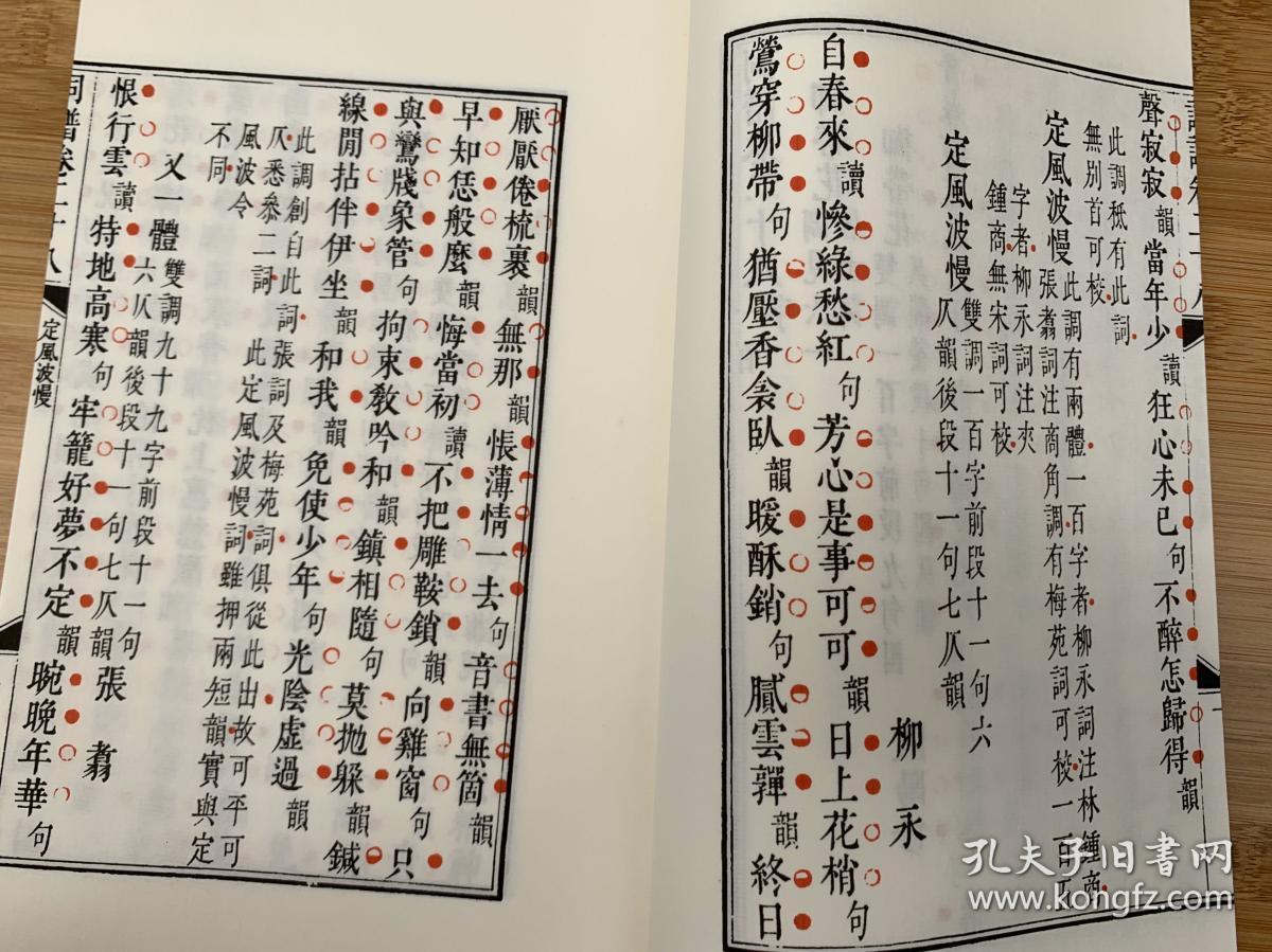 词谱清康熙时陈廷敬王奕清等奉康熙命编写以万树词律为基础纠正错漏并