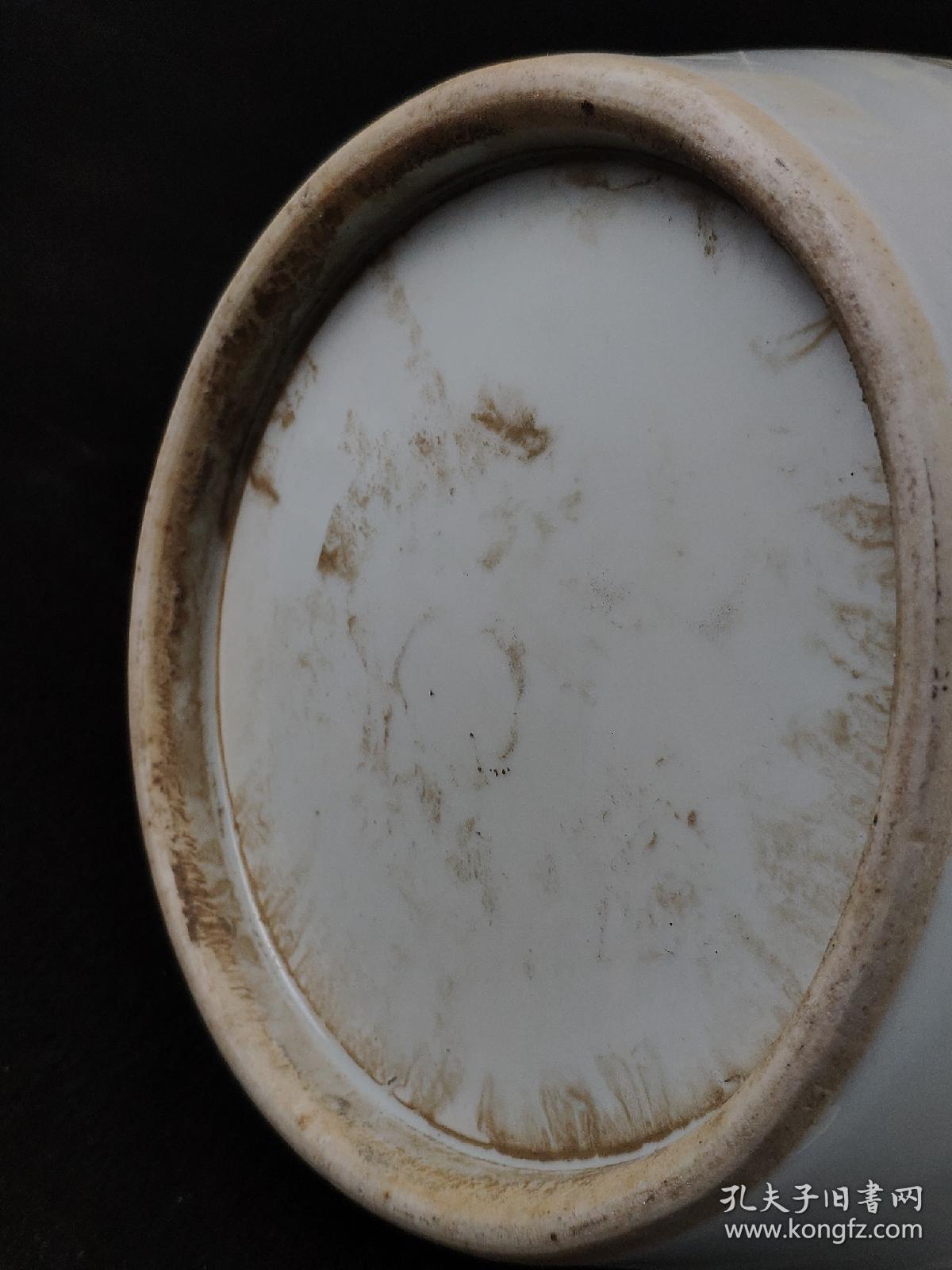 民国时期名家曾升泰婴戏人物大瓶一对全品完整无破损物品实拍如图