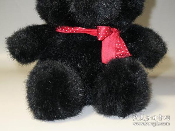 古董泰迪熊收藏——1980年代冯氏公司复古黑色泰迪熊(未流通非卖品)