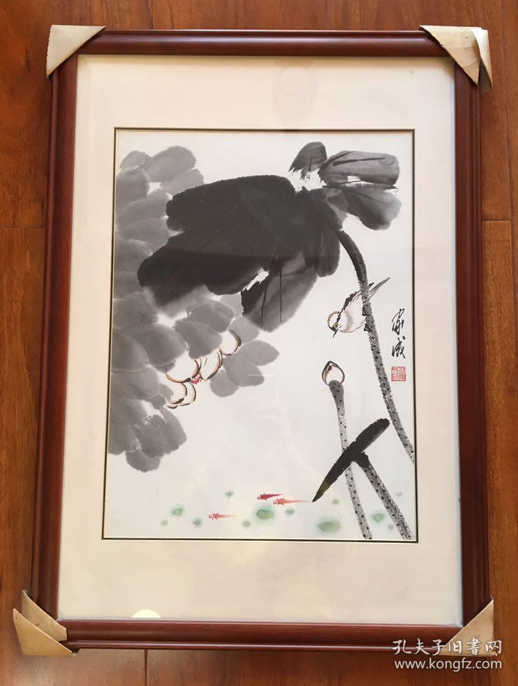 范家成国画《荷花》