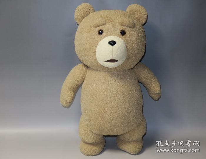 日本限定抽奖专用非卖品——特大流氓熊(ted)原色毛绒玩具46㎝ r>(1版