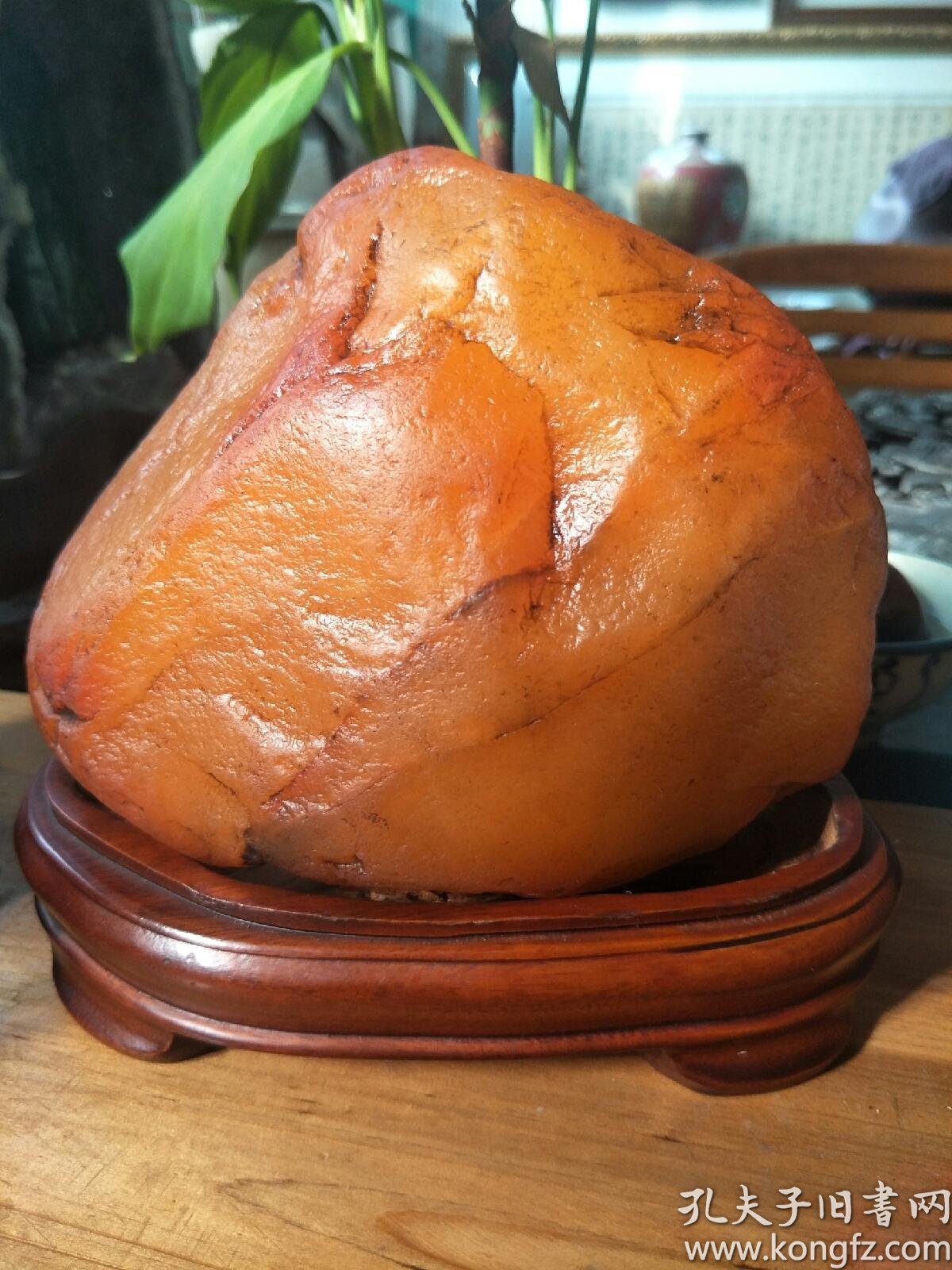 天然黄蜡石:自然天成!原石无任何雕饰!