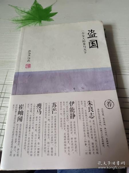 盗国：—一个女人的爱与天下苏泓月 著/ 东方出版社/ 2013-04/ 平装大方书斋